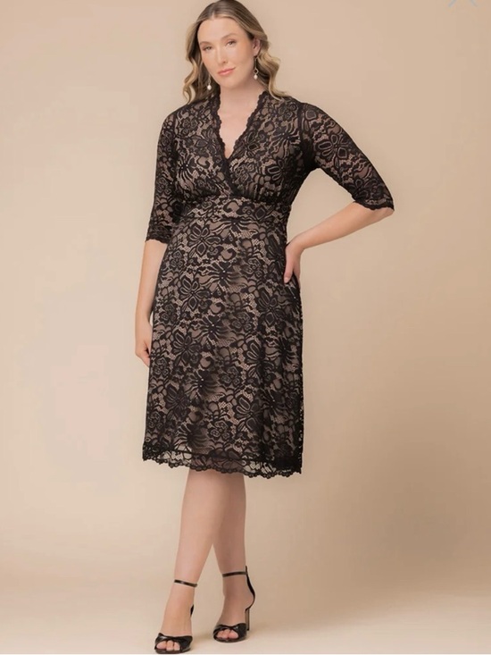 Kiyonna Dresses & Skirts - *NEW* Sz 2X (18-20) Mademoiselle Lace Cocktail Dress